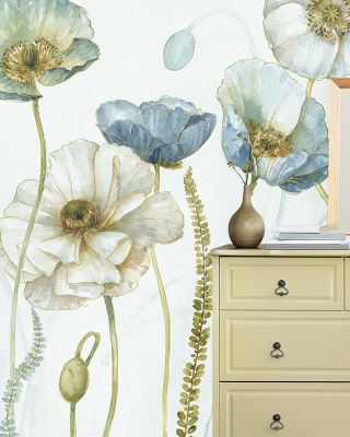 My Greenhouse Flowers Floral Wallpaper - Elegant Botanical Design, Eco-Friendly Wall Covering