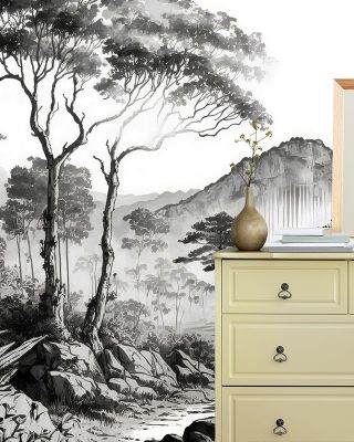 Tropic Fantasy Tropical Wallpaper - Lush Jungle Design, Eco-Friendly Wall Covering