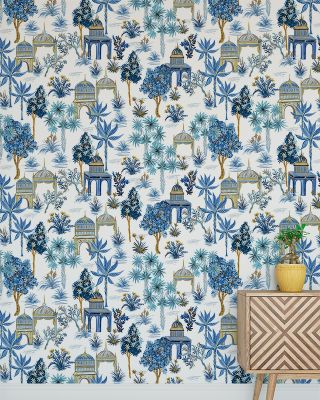 Royal Chinoiserie Wallpaper - Elegant Forest Trees,