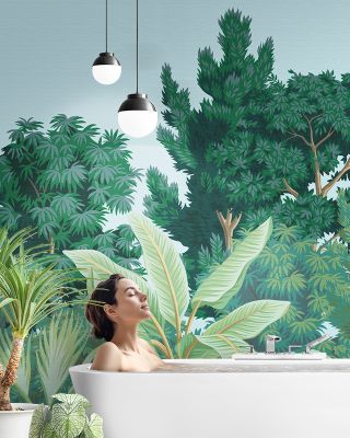 Silva Tropica Wallpaper - Lush Forest and Trees