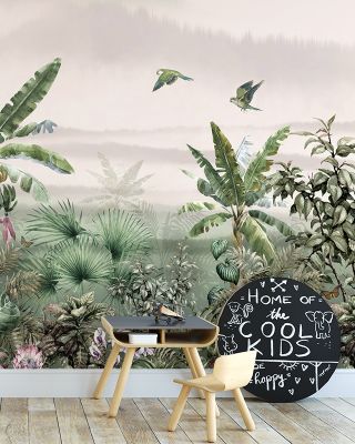 Matale Nature Wallpaper - Lush Trees, Banana Tree, Birds, Butterflies