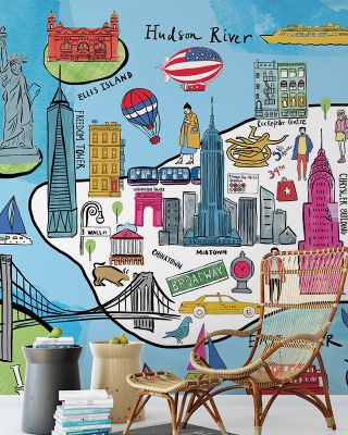 New York Essentials Wallpaper - New York City Map