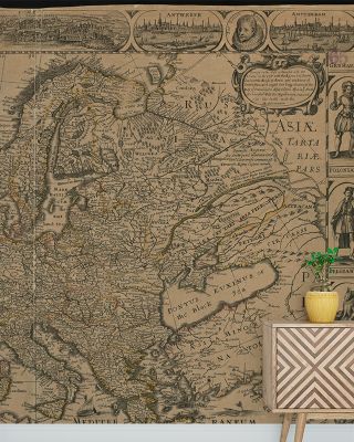 Map of Europe Wallpaper - Detailed European Cities and Countries
