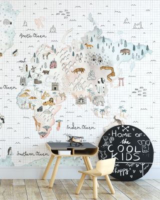 Travel the World Map Wallpaper