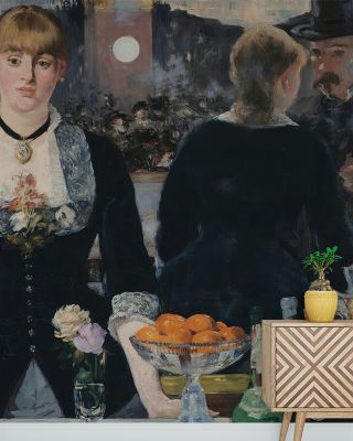 Elegant Bar at the Folies-Bergère Wallpaper