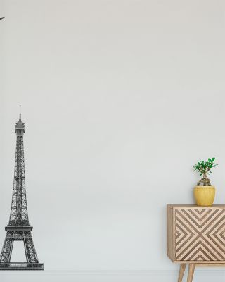 Birds View of Paris Scenic Wallpaper