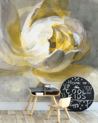 Abstract Rose Floral Wallpaper