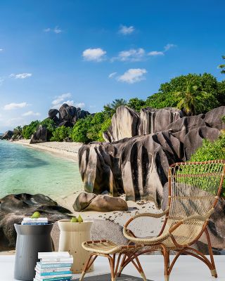 Anse Source d'Argent Scenic Wallpaper