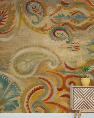 Antique Paisley Vintage Wallpaper