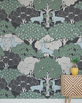Antlers Rustic Wallpaper