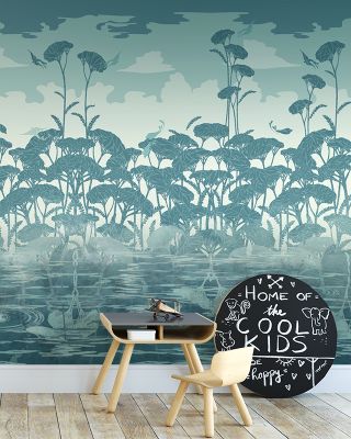 As Above So Below Lagoon Abstract Wallpaper