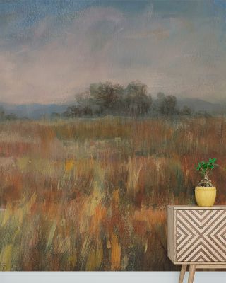 Autumn Fields Scenic Wallpaper