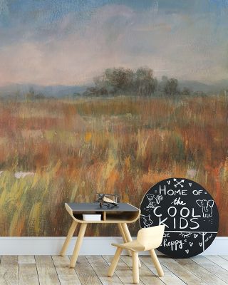 Autumn Fields Scenic Wallpaper