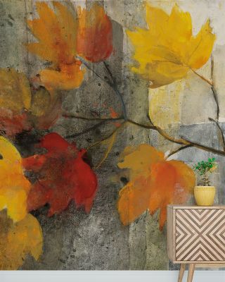Autumn Rain Scenic Wallpaper