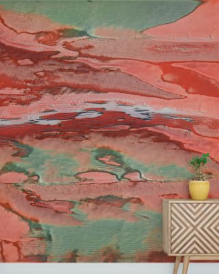Aware Ruby Abstract Wallpaper