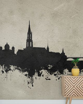 Bern Switzerland Skyline Concrete Wallpaper