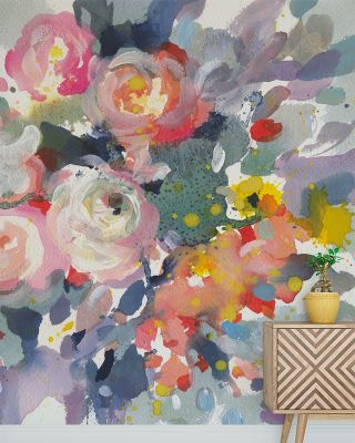 Bloom Burst Floral Wallpaper