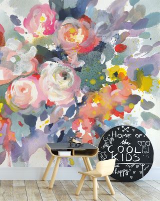 Bloom Burst Floral Wallpaper