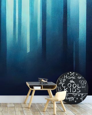 Blue Light Abstract Wallpaper