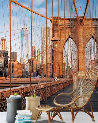 Brooklyn Bridge Nature Wallpaper - Bridge View Design