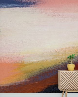 Caramel Ocean Abstract Wallpaper - Modern Art & Design