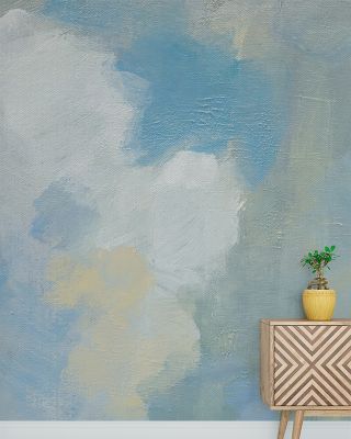Cloud Over the Lake Nature Wallpaper - Scenic Lake View Design