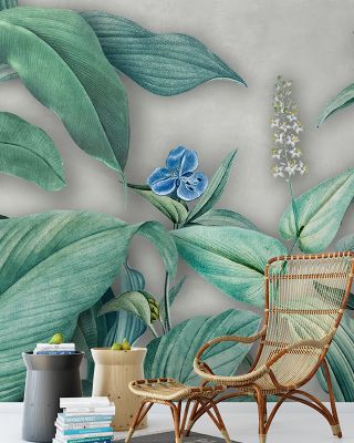 Fainting Elegance Floral Wallpaper