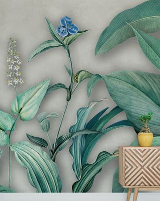 Fainting Elegance Floral Wallpaper