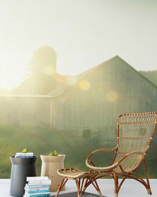 Serene Farm Morning II Scenic Wallpaper