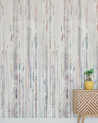 Feathers Melody Brown Artistic Wallpaper