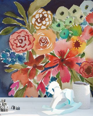 Delicate Floral Beauty II Wallpaper