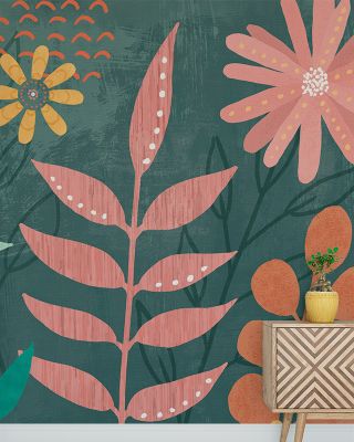 Fresh Petals III Floral Wallpaper