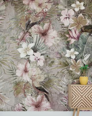 Garland Floral Wallpaper
