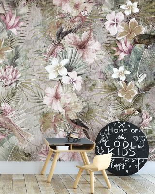 Garland Floral Wallpaper