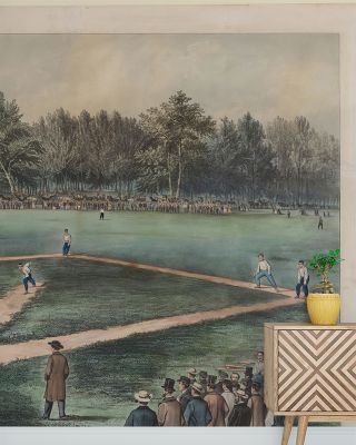 Hoboken Baseball Vintage Wallpaper