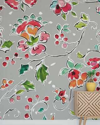 Holiday Wings VIII Festive Wallpaper