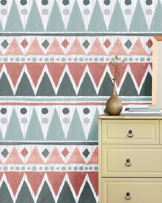 Ikat Pattern I Abstract Wallpaper