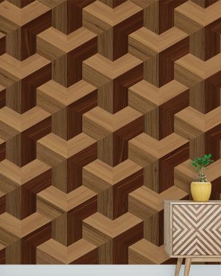 Infinity Wood Abstract Wallpaper
