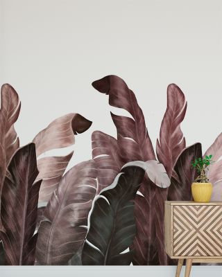 Leaves in Que Botanical Wallpaper
