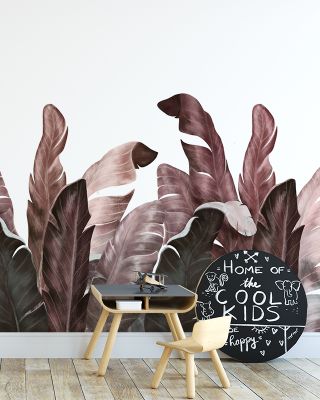 Leaves in Que Botanical Wallpaper