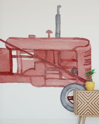Life on the Tractor Scenic Wallpaper