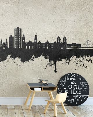 Lima Peru Skyline Concrete Wallpaper