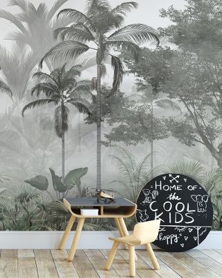 Lush Jungle Botanical Wallpaper