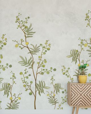 Mimosa Floral Wallpaper