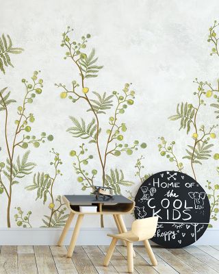 Mimosa Floral Wallpaper
