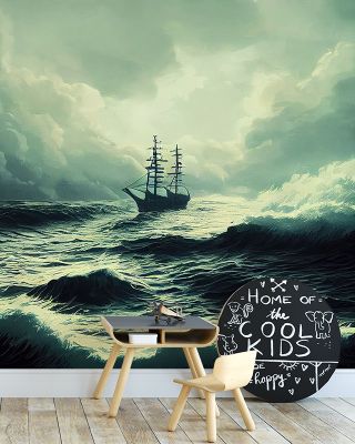 Night Sailing Scenic Wallpaper