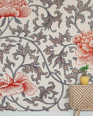 Ornaments in Focus Abstract Wallpaper