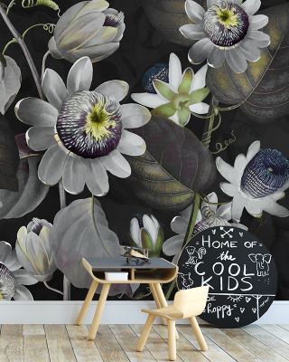 Passifloras Emerging Calm Floral Wallpaper