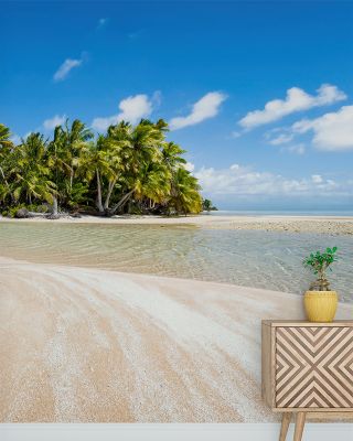 Pink Sands Scenic Wallpaper