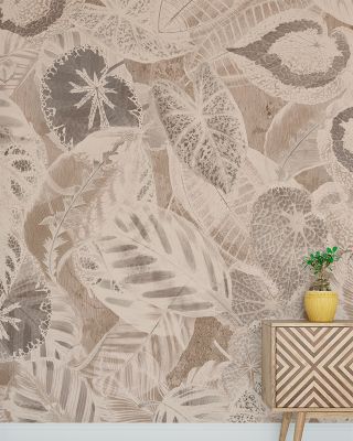Secret Leaves Botanical Wallpaper